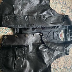 Harley Davidson soft leather vest